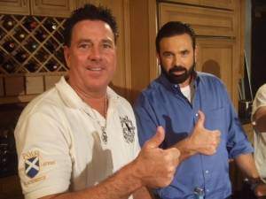 Billy Mays and Bill at Mighty Mendit Shoot 2008