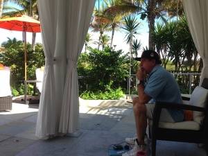 ERA Miami 2014- Bill charts his own course for Top Dog in our Inventors Cabana away from the convention.